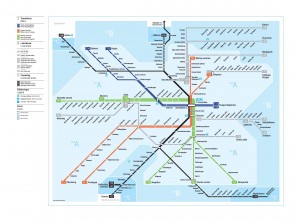 Klicka för en fullstor karta över Stockholms Tunnelbana